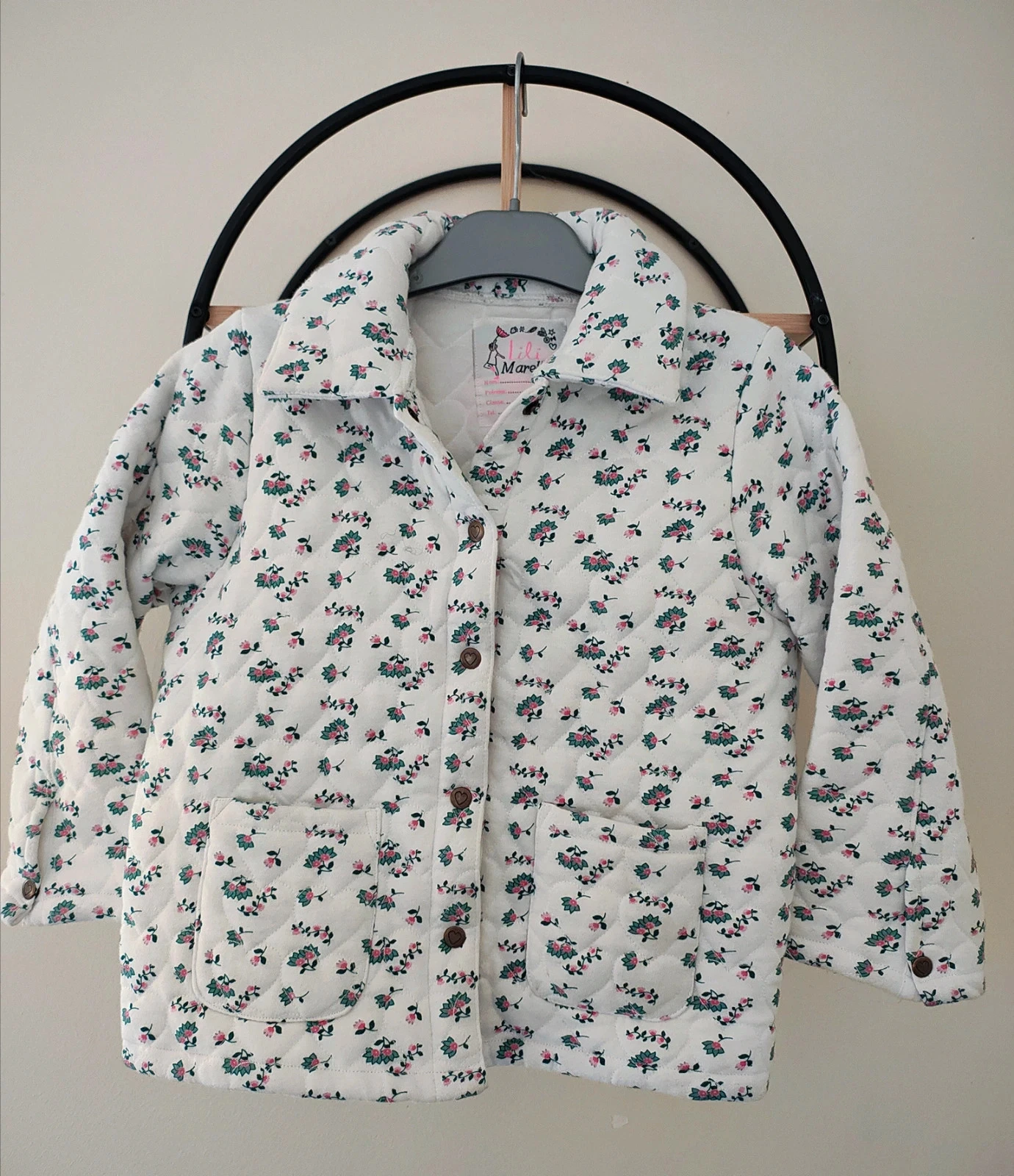 6 ans veste matelassée mi saison Lili Marelle